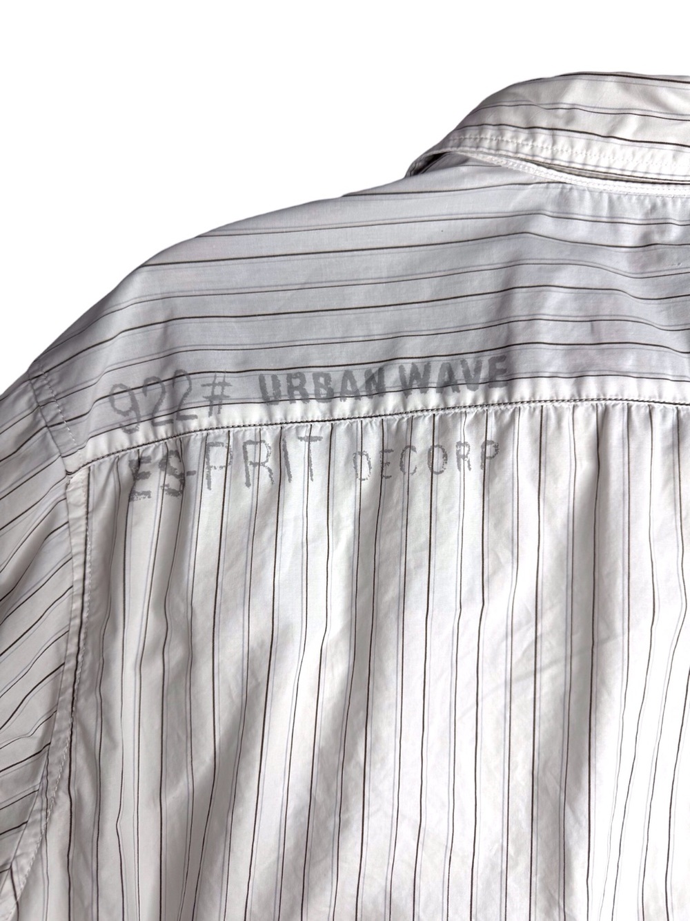 Esprit Y2K Urban Waves Striped Button Up Shirt XXL Kevin Federline Kid Rock Chic